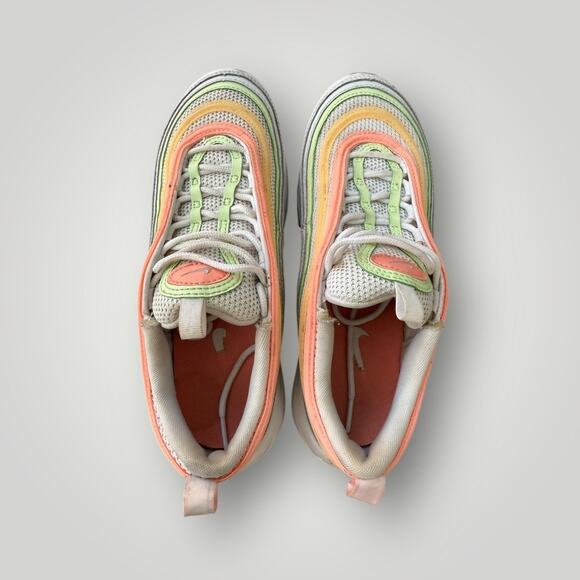 Air Max 97 Essential 'White Melon Mint Volt' Women Sz 7 women CZ6087 100 - Picture 4 of 7